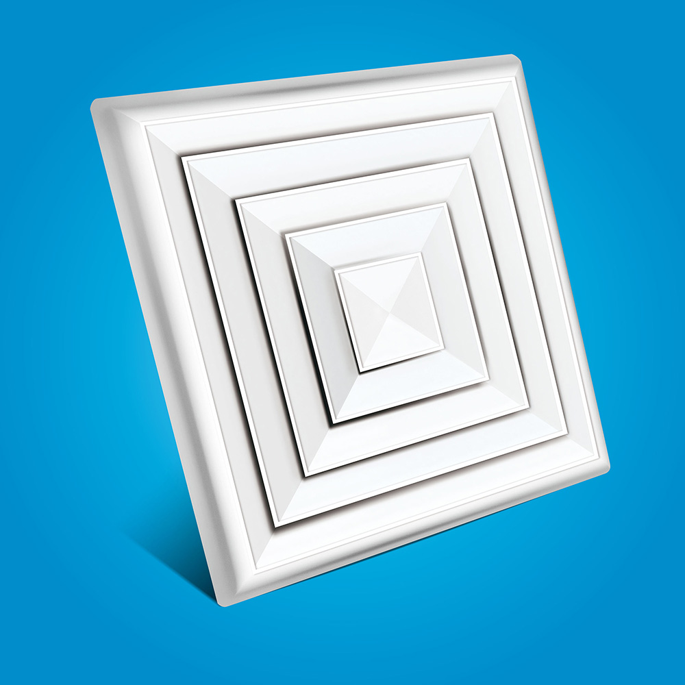 方形散流器H款 Square air diffuser ，XYSA-H