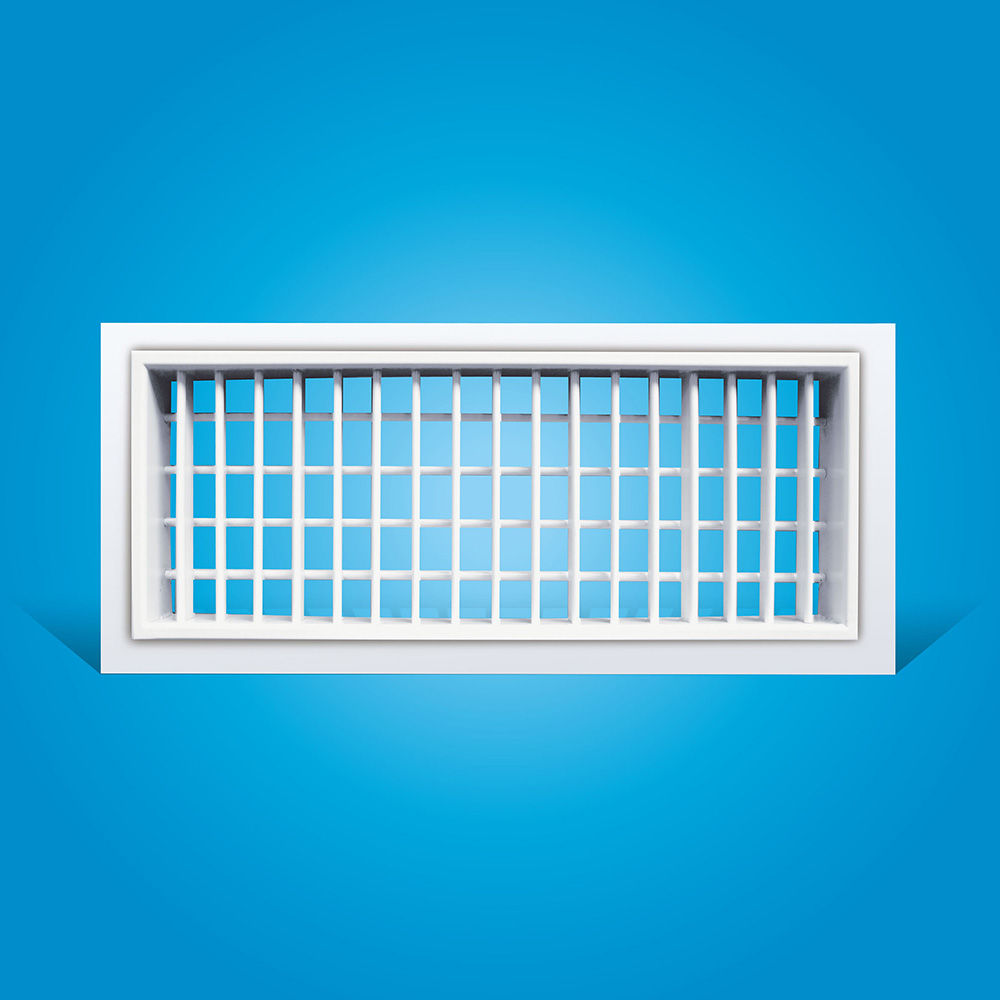 可拆膽雙層百葉 Double deflection air grille-hinged style，XYDG-D