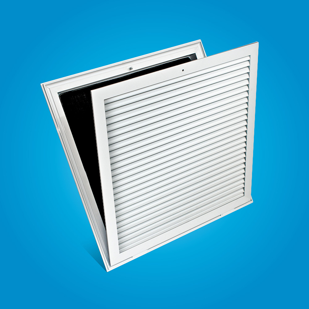 門鉸式回風(fēng)（出口款） Return air louver-hinged style with filter，XYAL-E